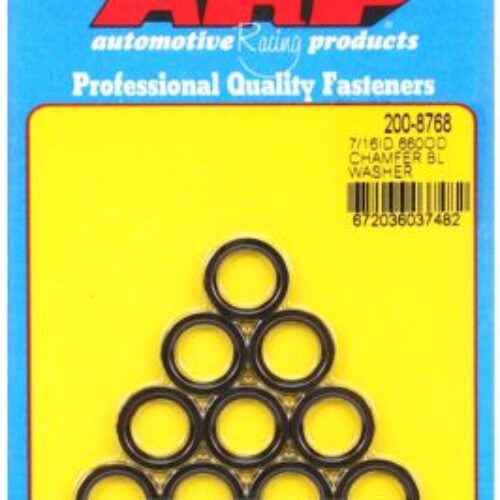 ARP 8740 Chrome Moly 7/16in X .660 X .120 Black Chamfer Washer – 10 Pack