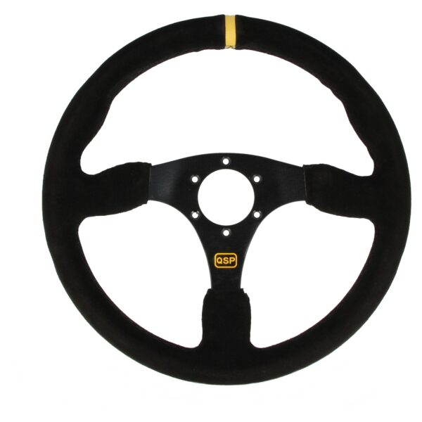 Sports Steering Wheel Suede - 350 Mm - Flat