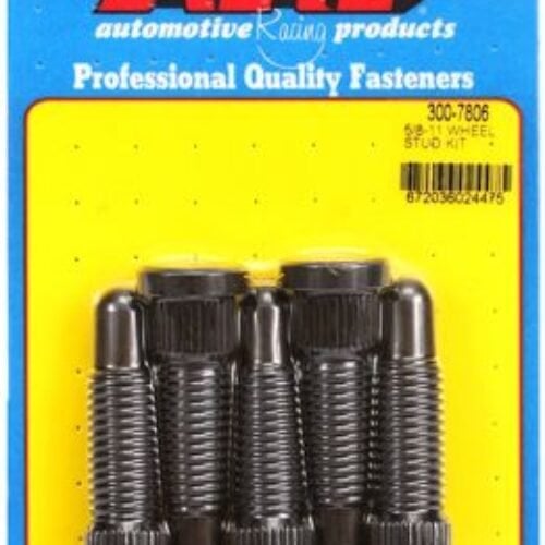 5/8-11 X 2.65 Short Knurl Wheel Stud Kit