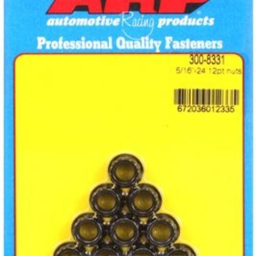 ARP 5/16in -24 12pt Nut Kit (pack Of 10)