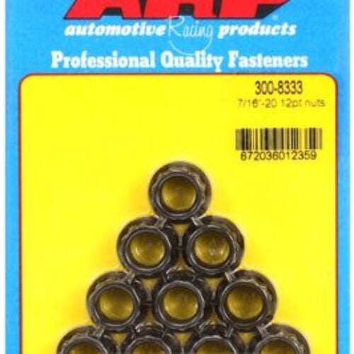 ARP 7/16inch-20 12pt Nut Kit (pack Of 10)