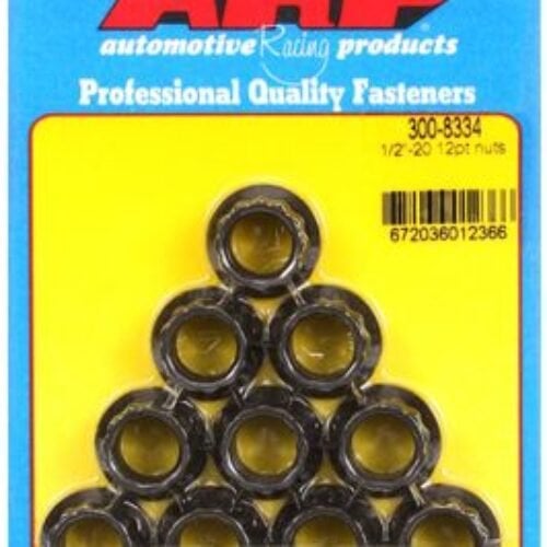 ARP 1/2in -20 12pt Nut Kit (pack Of 10)