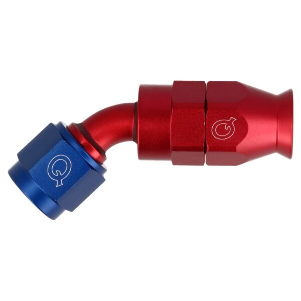 Hose Adapter PTFE 45 Deg AN6