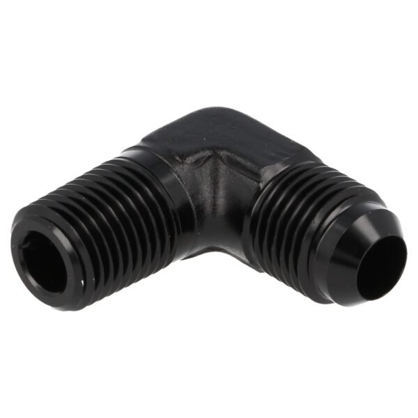 Aluminum Adapter Male 90 Deg AN8 - 3/8 NPT