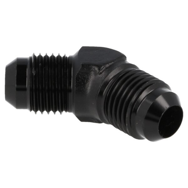 Aluminum Adapter Male 45 Deg AN8