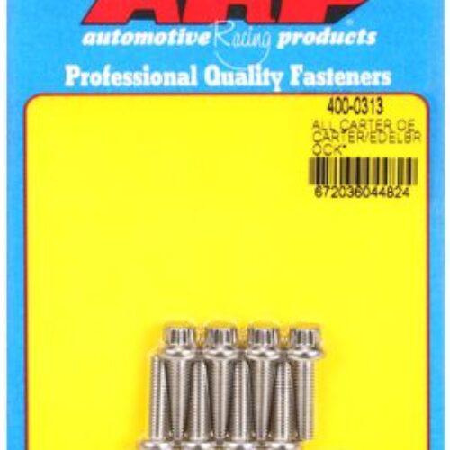 ARP All Carter OE/Carter/Edelbrock (performer And Thunder Series) Carburetor Bolt Kit