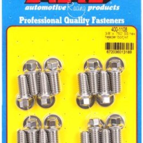 ARP 3/8 X .750 SS Hex Header Bolt Kit