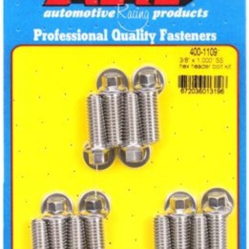 ARP 3/8 X 1.000 SS Hex Header Bolt Kit