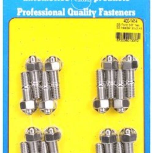 ARP SB Ford 3/8 Hex SS Header Stud Kit