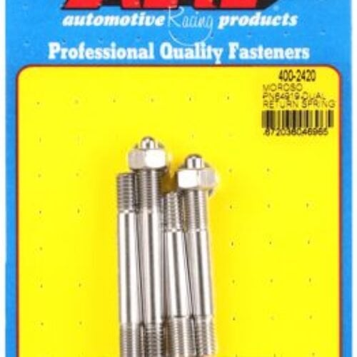 ARP Moroso 64919 Dual Return Spring W/ 1in Spacer Plate SS Carb Stud Kit