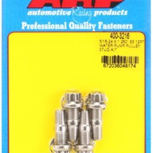 ARP 5/16-24 X 1.250 SS 12pt Water Pump Pulley Stud Kit