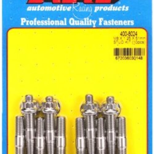 ARP M8 X 1.25 X 51mm Broached 10 Piece Stud Kit