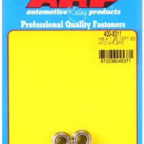 ARP M8 X 1.25 M10 WR 12pt Stainless Steel Nut Kit