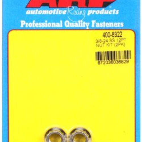3/8-24 SS 12pt Nut Kit (2pcs)