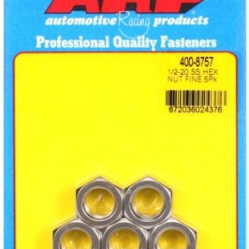 “1/2″”-20 SS Fine Hex Nut Kit” (5pcs)