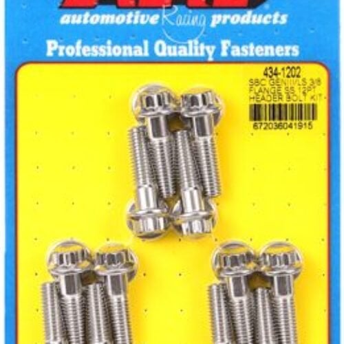 ARP Chevy SBC/Geniii LS 3/8in Flange SS 12pt Header Bolt Kit