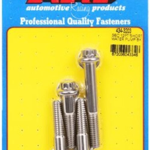 ARP SB Chevy 12pt Short Water Pump Bolt Kit