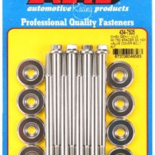 ARP Small Block Chevy GENIII/IV LS Series .750 Spacer Hex Valve Cover Bolt Kit – Stainless Steel