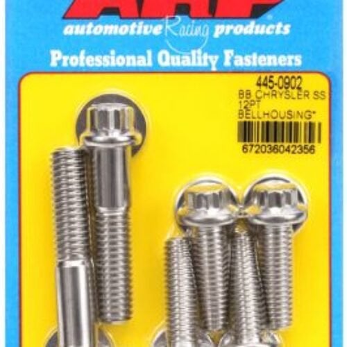 Big Block Chrysler Bellhousing Bolt Kit – Stainless 12 Pt