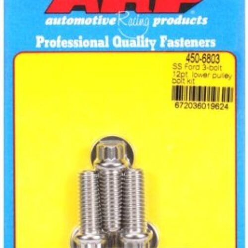 ARP Ford SS 3-Bolt 12pt Lower Pulley Bolt Kit