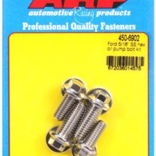 Ford 5/16″” SS Hex Oil Pump Bolt Kit”