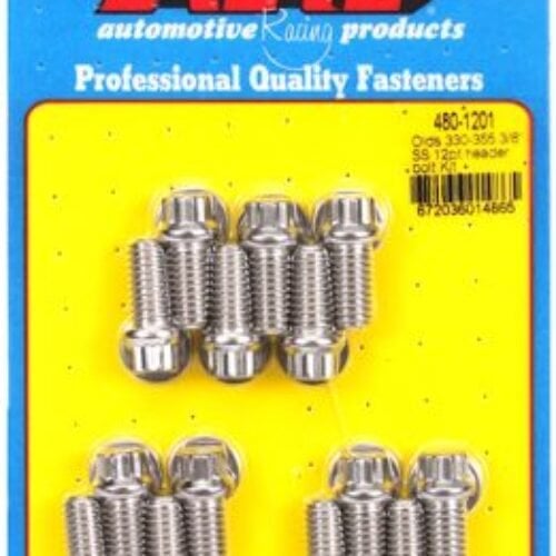 Oldsmobile 330-455 3/8″” SS 12pt Header Bolt Kit”