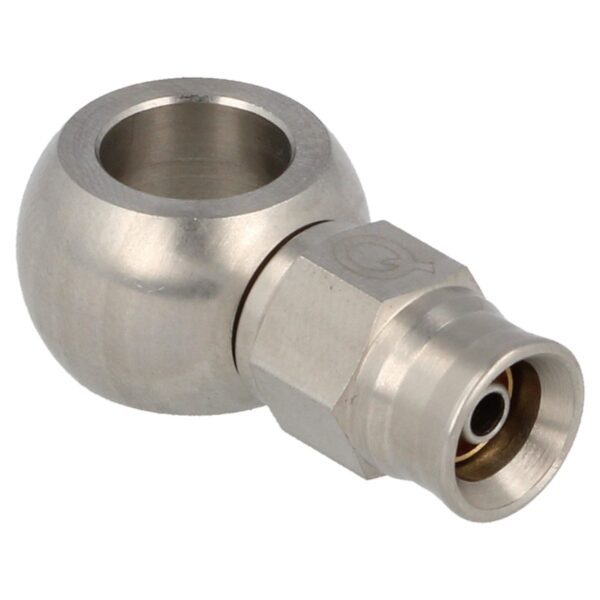Stainless Steel Banjo Eye Straight AN3 - 11.2 Mm