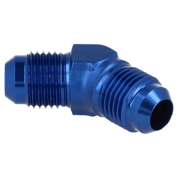 Aluminum Adapter Male 45 Deg AN4