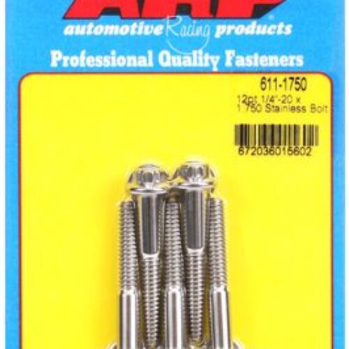 “1/4″”-20 X 1.750 12pt SS Bolts” (5pcs)