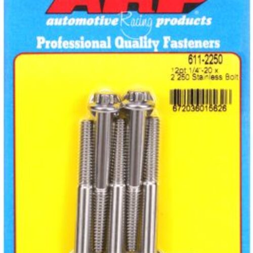 “1/4″”-20 X 2.250 12pt SS Bolts” (5pcs)
