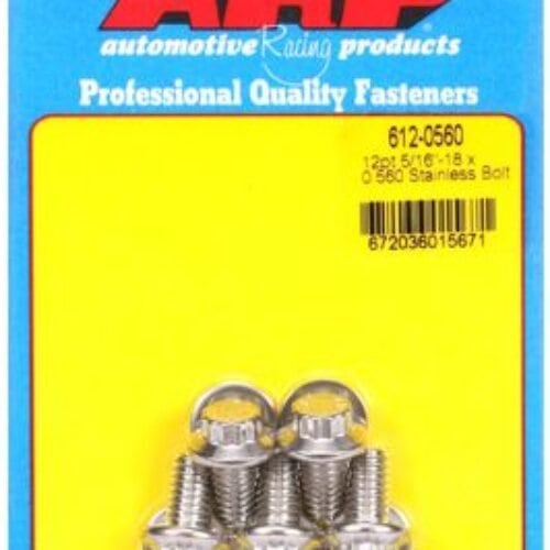 “5/16″”-18 X 0.560 12pt SS Bolts” (5pcs)
