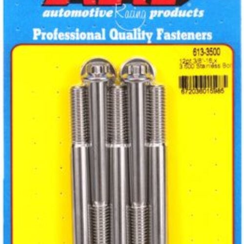 “3/8″”-16 X 3.500 12pt SS Bolts” (5pcs)