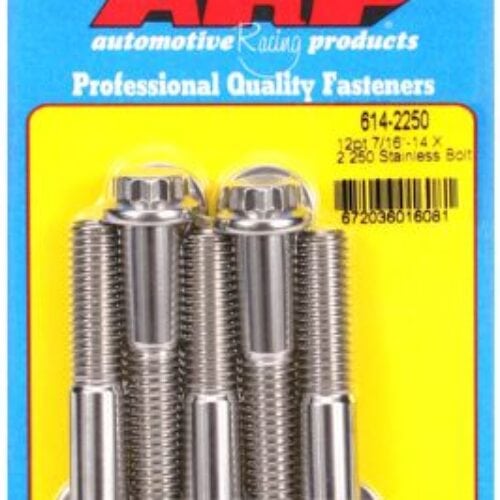 ARP 7/16 Inch -14×2.250 12pt Wrenching SS Bolts (5/Pkg)