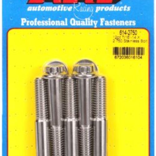 ARP 7/16 Inch -14×2.750 12pt Wrenching SS Bolts (5/Pkg)