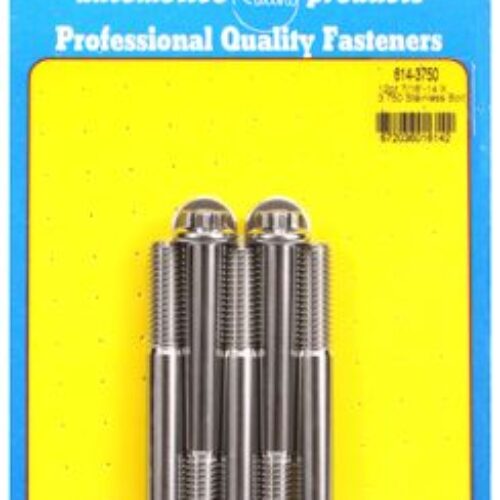 ARP 7/16in – 14 X 3.750 12pt SS Bolts (5/Pkg)