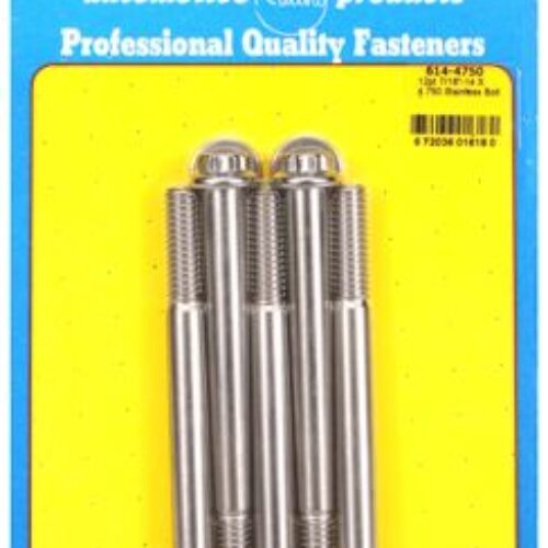 “7/16″”-14 X 4.750 12pt 1/2 Wrenching SS Bolts” (5pcs)