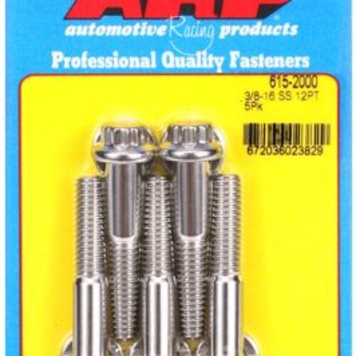 “3/8″”-16 X 2.000 12pt 7/16 Wrenching SS Bolts” (5pcs)
