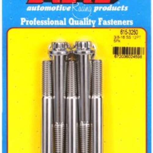 “3/8″”-16 X 3.250 12pt 7/16 Wrenching SS Bolts” (5pcs)