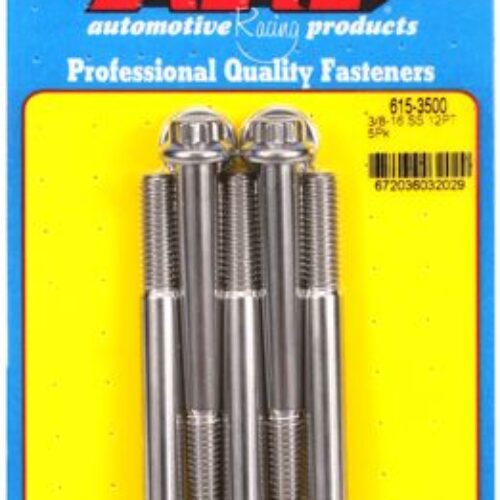 “3/8″”-16 X 3.500 12pt 7/16 Wrenching SS Bolts” (5pcs)
