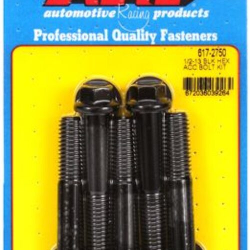ARP 1/2″-13 X 2.750 Hex Black Oxide Bolts (5pcs)