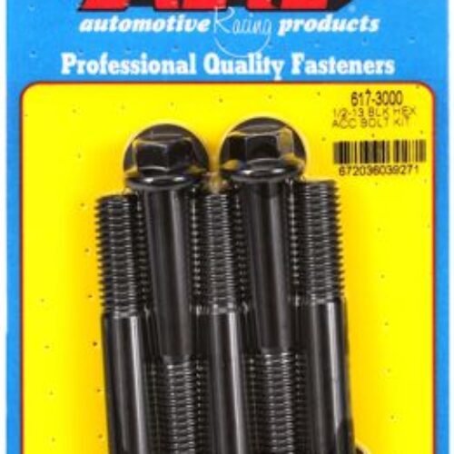 ARP 1/2-13 X 3.000 Hex Black Oxide Bolts (5pcs)