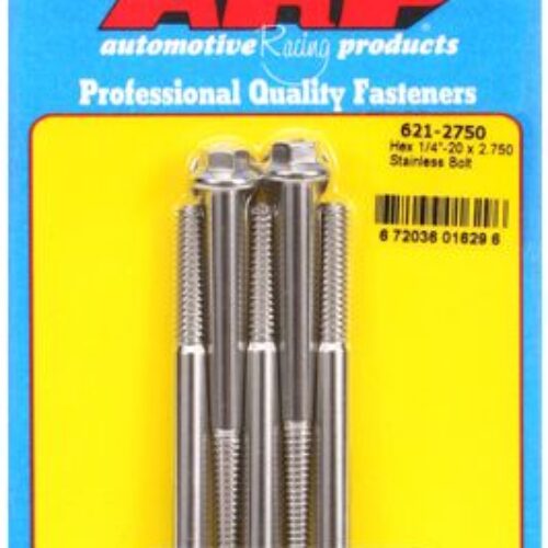 “1/4″”-20 X 2.750 Hex SS Bolts” (5pcs)
