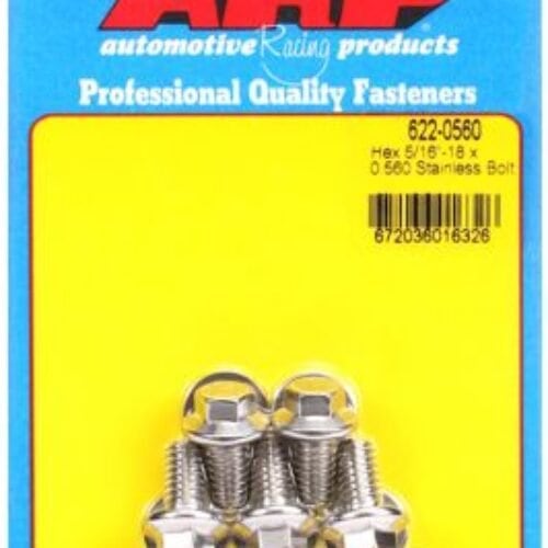 ARP 5/16-18 X 0.560in SS Hex Bolt Kit (pack Of 5)