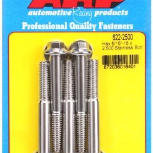 “5/16″”-18 X 2.500 Hex SS Bolts”