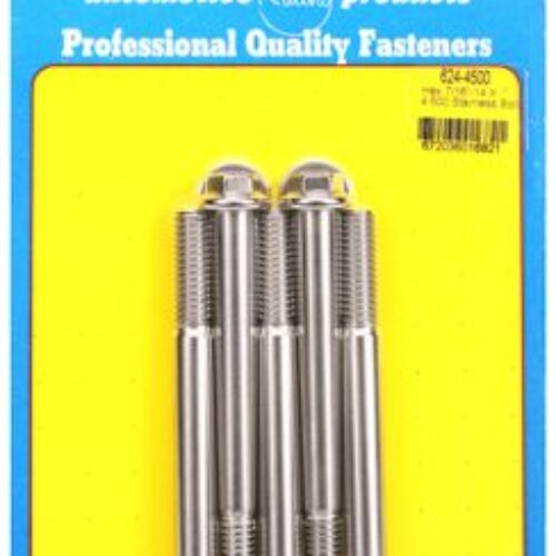 “7/16″”-14 X 4.500 Hex 1/2 Wrenching SS Bolts” (5pcs)