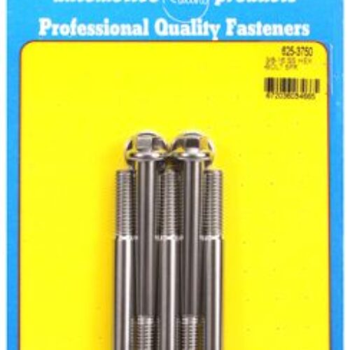 “3/8″”-16 X 3.750 Hex 7/16 Wrenching SS Bolts” (5pcs)