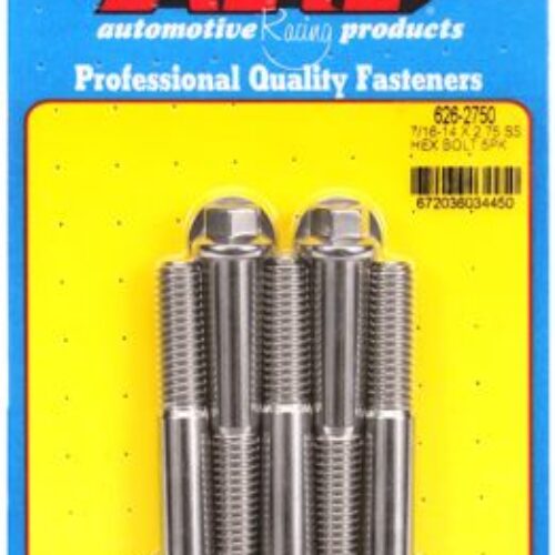 “7/16″”-14 X 2.750 Hex SS Bolts” (5pcs)