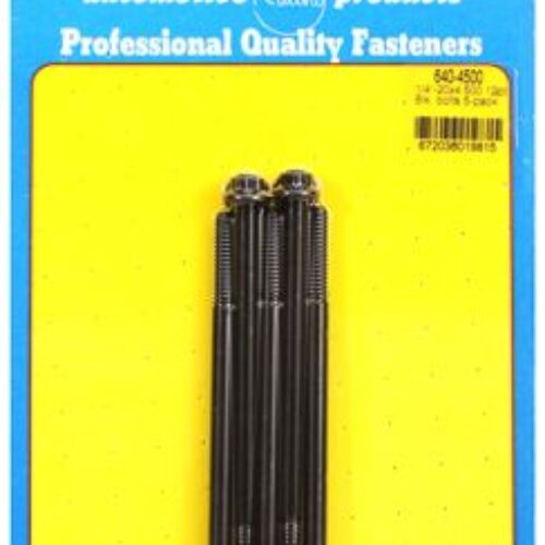 “1/4″”-20 X 4.500 12pt Black Oxide Bolts” (5pcs)