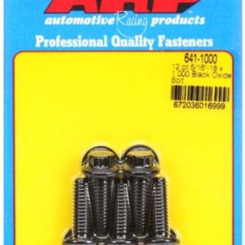 ARP 5/16-18 X 1.000 12pt Black Oxide Bolts