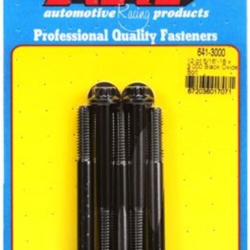 “5/16″”-18 X 3.000 12pt Black Oxide Bolts” (5pcs)